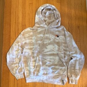 Aviator Nation Womems Tan tie-dye relaxed Fit Hoodie